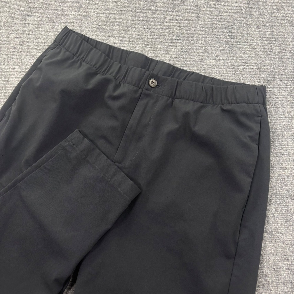 Bonobos Performance Chino XL Black Elastic Waist Stretch Trousers Mens